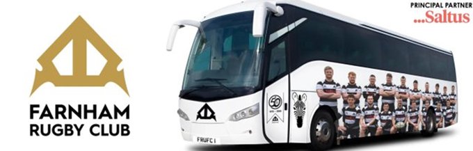 TOPSHAM v FARNHAM – PAPA JOHNS CUP SEMI FINAL
Saturday 9 May - Seats available on the players &amp; supporters  coach but you must pre-book. Coach leaves the Club at 9.30am – cost £25 per head – only 13 seat remaining . Kick-off is 3.00pm.
Book here tinyurl.com/muea5hps