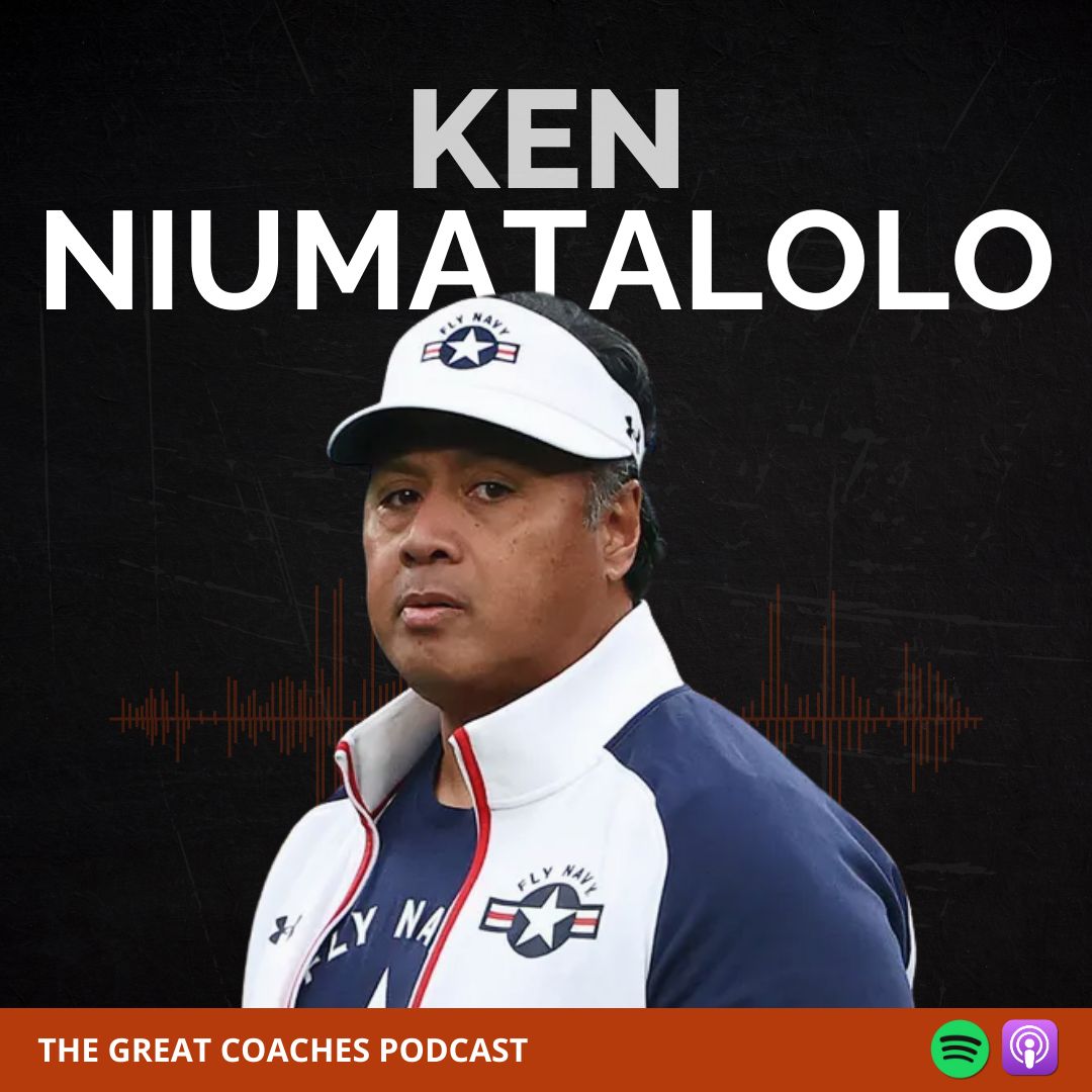 The Great Coaches: Leadership & Life (@coachesgreat) on Twitter photo For the latest episode of The Great Coaches Podcast, we were joined by American football coach Ken Niumatalolo (<a href="/ken_niumatalolo/">Ken Niumatalolo</a>).
A great interview covering a number of fantastic leadership insights, including:
🔸 How Ken keeps teams focused with the philosophy of "returning For the latest episode of The Great Coaches Podcast, we were joined by American football coach Ken Niumatalolo (<a href="/ken_niumatalolo/">Ken Niumatalolo</a>).
A great interview covering a number of fantastic leadership insights, including:
🔸 How Ken keeps teams focused with the philosophy of "returning