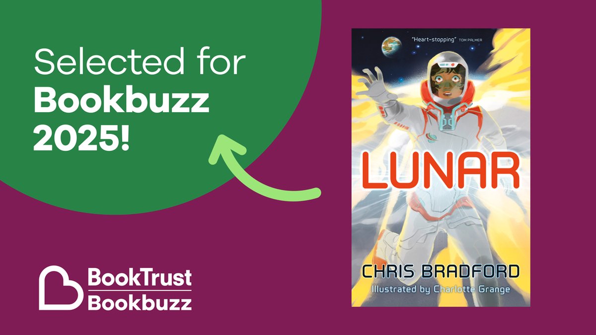 YoungSamurai's tweet image. LUNAR is launching high in #MyBookbuzz this year!
Bookbuzz is a fantastic initiative from @BookTrust to get Year 7/8s reading for pleasure and I'm thrilled to be part of it. @booktrust @barringtonstoke
Find out more and sign up for Bookbuzz here: booktrust.org.uk/how-we-help/pr…