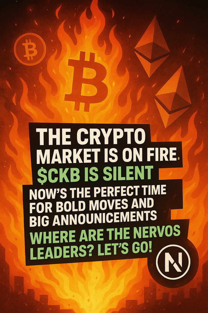drmusavir's tweet photo. The future is here... So where is everyone right now?  $CKB #NervosNetwork #CKB @NervosNetwork @NervosNation
@NervosCatalyst @stablepp @NervosUsa
#BTC #ETH #BİTCOİN #Bullrun2025
#Layer1Layer2 #Layer2 #Crypto #CryptoInnovation https://t.co/klRlBTzJy7