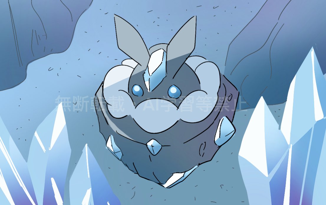 #ポケモン版深夜の真剣お絵描き60分一本勝負
メレシー