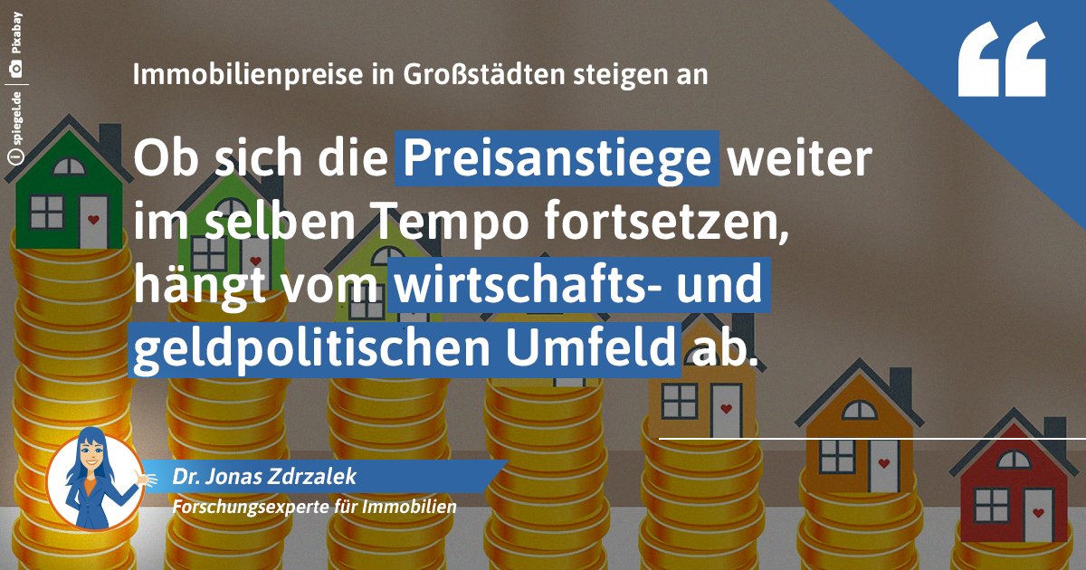 #Wohnimmobilien sind im ersten Quartal 2025 so teuer geworden, wie seit Mitte 2022 nicht mehr. Besonders betroffen sind Großstädte wie Köln, Berlin und Stuttgart. <a href="/derspiegel/">DER SPIEGEL</a> 

spiegel.de/wirtschaft/imm…