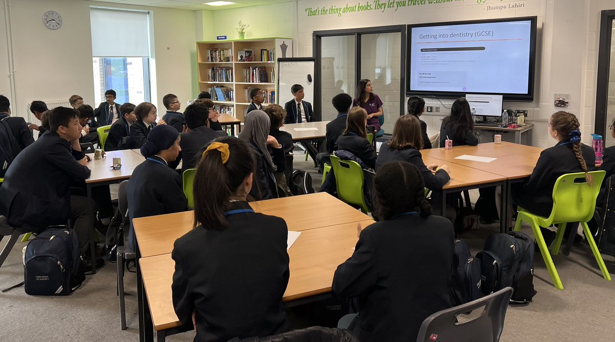ChilternMMA's tweet image. Phase 2 of our MMA Breakfast: Industry Insiders continued this week with Dentistry graduate Dr Anika Aris! 🎓

Students gained valuable insight into her journey from secondary school to King&apos;s College London, along with a look into the realities of working as a dentist! 🦷