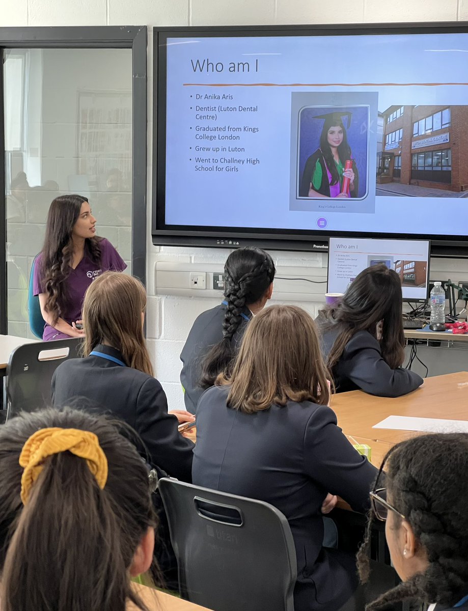 ChilternMMA's tweet image. Phase 2 of our MMA Breakfast: Industry Insiders continued this week with Dentistry graduate Dr Anika Aris! 🎓

Students gained valuable insight into her journey from secondary school to King&apos;s College London, along with a look into the realities of working as a dentist! 🦷