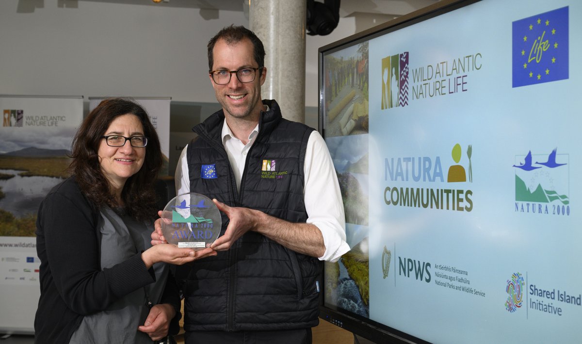 WAN_LIFEIP's tweet image. Yesterday in @WildNephin we held a celebratory event to mark receipt of our Natura 2000 Award from @EU_ENV and Minister @Alan_Dillon officially launched our @NaturaCommunity initiative. Thanks to all involved 😊
