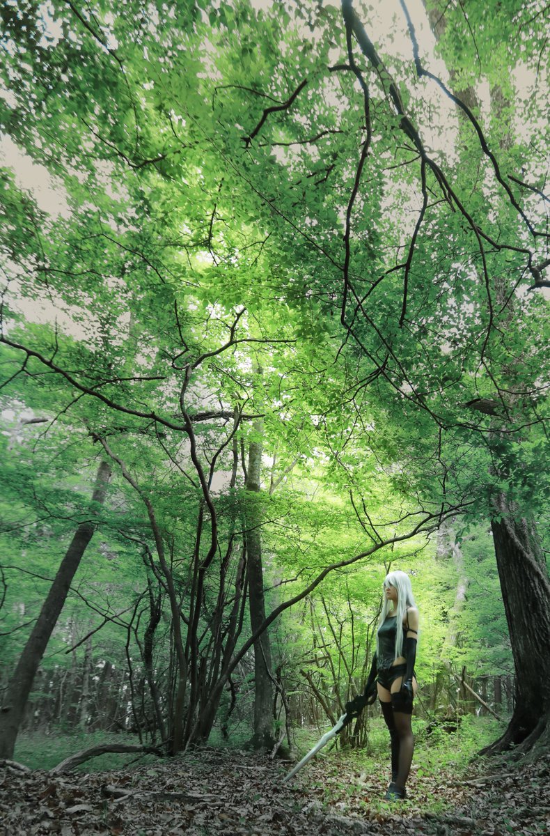 コスプレ
NieR:Autmata A2

♦︎♢

　　これは呪いか。それとも罰か。

　　　　　　　　　　　　　　　　♢♦︎

📷 おだじーさん<a href="/odazee_phot/">おだじーフォト</a> 
studio <a href="/ImagePoolSOLANA/">ソラナスタジオ</a> 
#紺仄咲美のコスのあしあと
#推し布教大会富士出張版