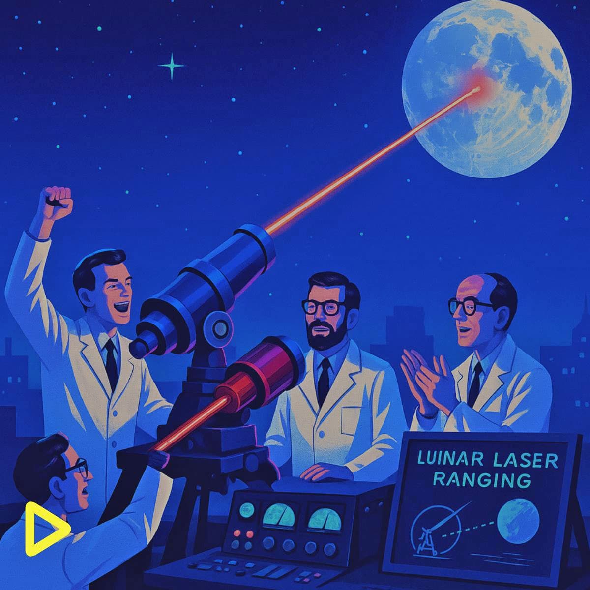 Advancify's tweet image. May 9, 1962: MIT scientists bounce a laser beam off the moon, pioneering space communication. 🔗 Improve Your Tech Signal adfy.co/schedule #TechHistory #LaserCommunication