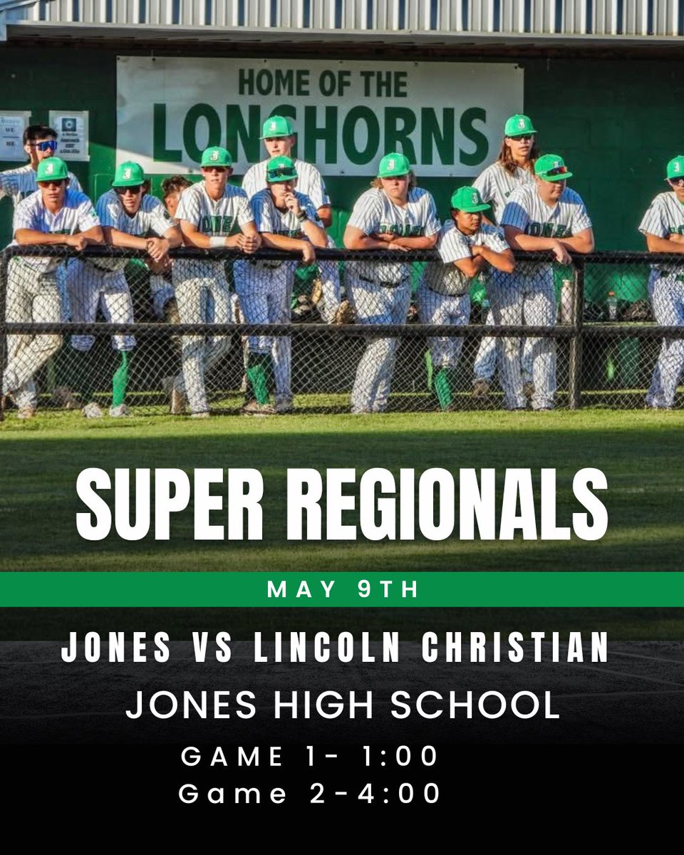 It’s playoff time in Jones! #Family