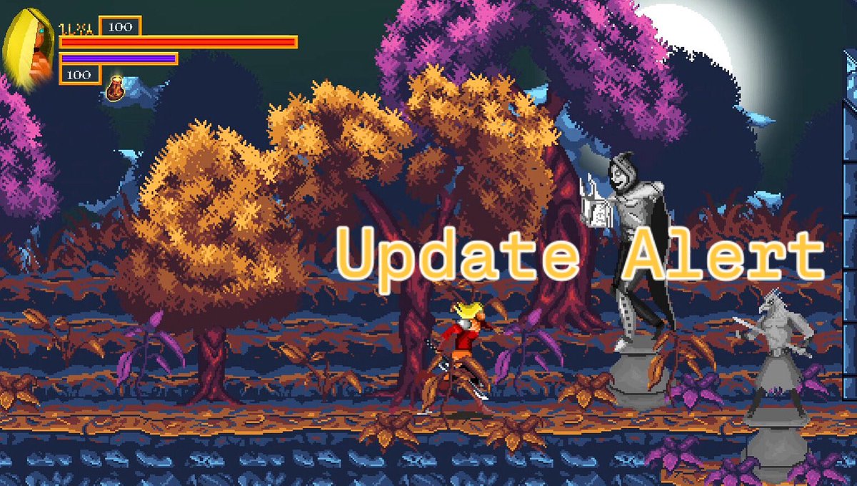 Hello everyone! I just wanted to let you know that I’ll be releasing an update for Omen Fall next week. Based on feedback from our players, improvements to the game will continue. For more details

store.steampowered.com/app/1745050/Om…

#omenfall #pixelart #metroidvania #steam #indiedev