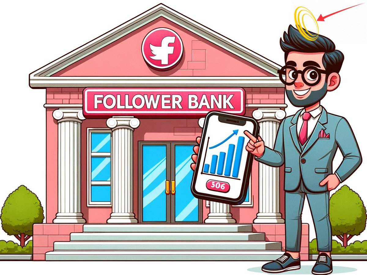 sweeneyjames's tweet image. What brought the social media guru to the bank? To keep an eye on their follower count! 🤔 #DigitalHumor 😂