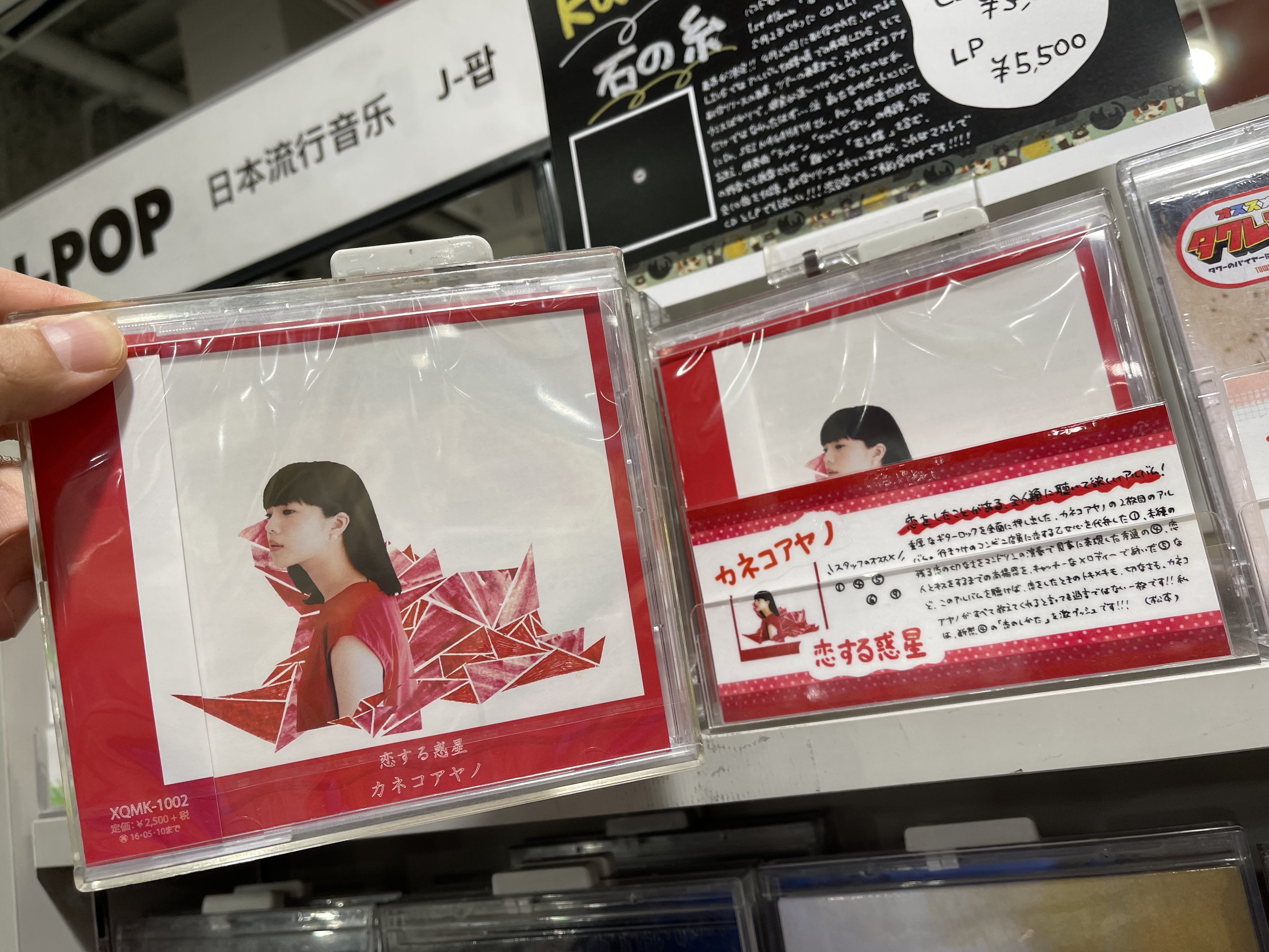 12/22(日)カネコアヤノ特集～未開封Blu-ray＆希少レコードが少量