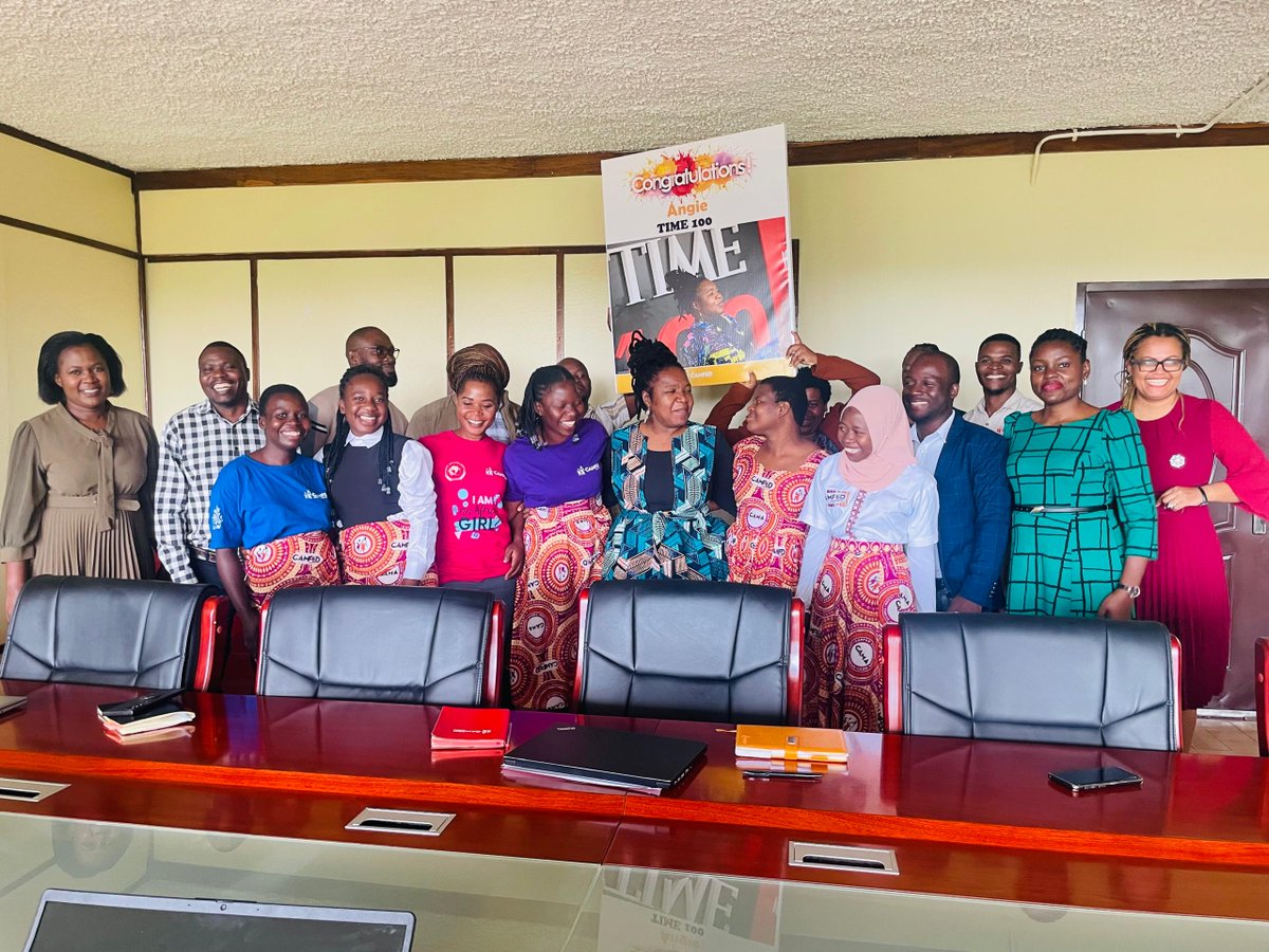 "This honor is for every girl who has dared to dream."

CAMFED Association members and colleagues in Malawi have been continuing celebrations with our CEO, <a href="/AngieMurimirwa/">Murimirwa Angie</a>, for making the #TIME100 list of most influential people and highlighting the power of girls' education! 🎉