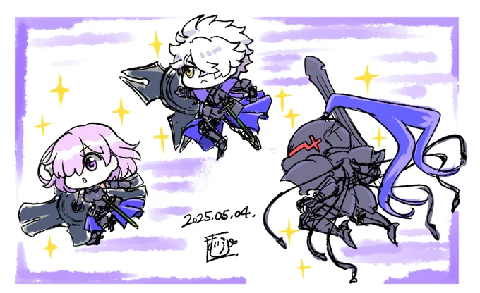 マシュとギャラハッドとランスロット三人並べて出陣出来る日をずっと待ってます 