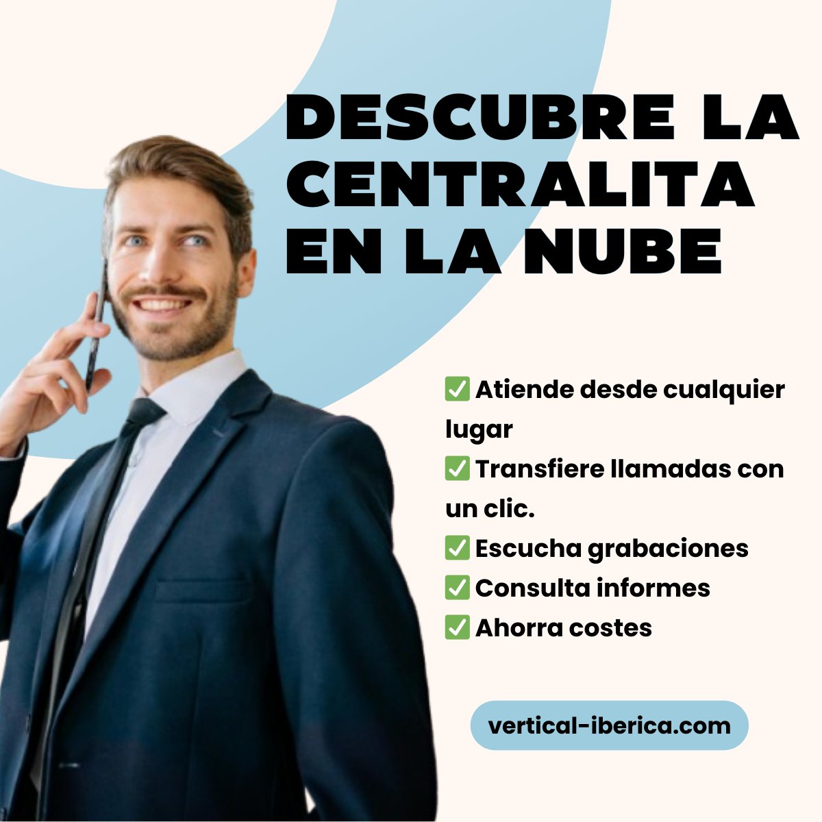 🚨 Tu empresa vende en 2025, pero suena como en 2005:

📞 Teléfono fijo
📋 Notas en papel
🔁 “Espera que te paso”
📵 Si no estás… adiós llamada

El 74% juzga tu profesionalidad por cómo atiendes el 📱

 👇Cambia eso con una centralita en la nube 👇

 #CallCenter #Empresas