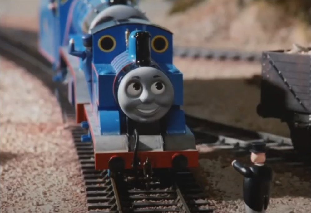 MarioOnage64's tweet photo. Idk why but this really is starting to feel like the peak for Thomas. It really feels like this + the auction is closing the door on a chapter we’ve all been holding onto. 

As amazing as it is to see this, I also feel sad. This little blue train will be in our hearts forever. https://t.co/gQy2c5CpDh