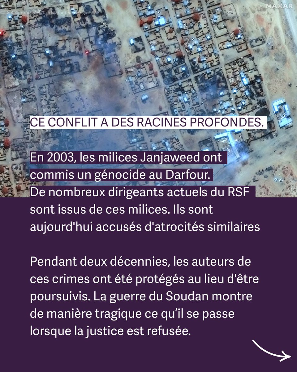 Le #Soudan est confronté à l'un des conflits les plus meurtriers au monde, mais il reste largement ignoré. Depuis avril 2023, plus de 24 000 personnes ont été tuées, des millions ont été déplacées et des communautés ont été dévastées par le nettoyage ethnique, les violences