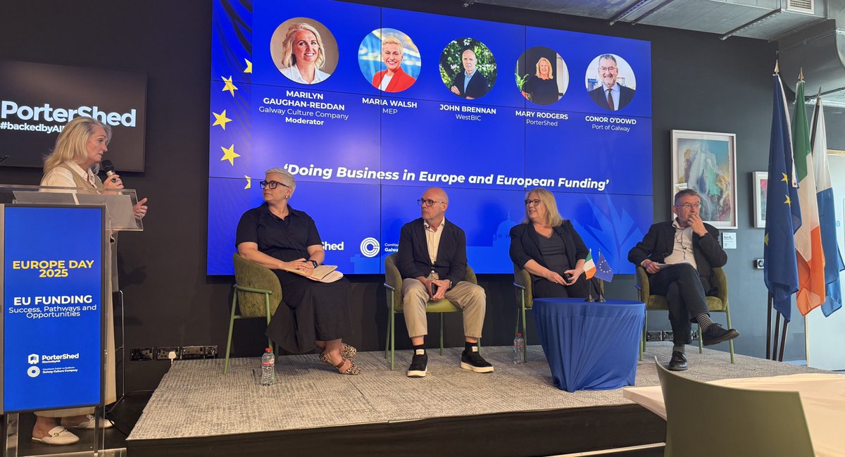 The power of our network here in the west should not be understated. Leveraging EU funding happens when groups come together to identify opportunities to grow the region economically, socially,  and environmentally. #EuropeDay2025
