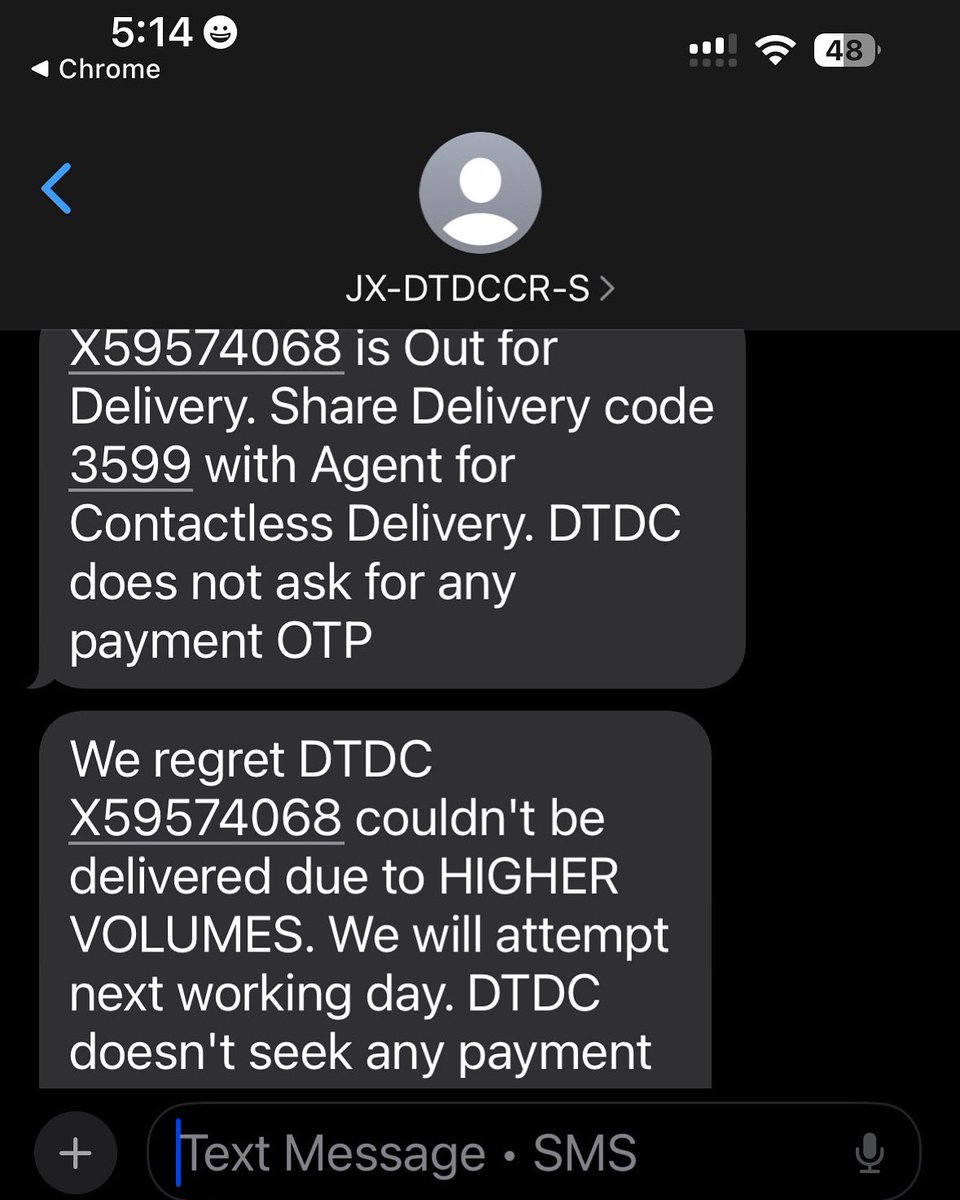 This is a standard response from <a href="/DTDCIndia/">DTDC Express Limited</a> IN Goa. Sometimes shipments are delivered after several follow ups after arrival at destination city. Many times no delivery attempt. Ridiculous service levels #dtdc #DTDC <a href="/dtdcaustralia/">DTDC Australia</a> <a href="/DTDCIndia/">DTDC Express Limited</a> <a href="/dtdc/">Dagim Tamiru</a>