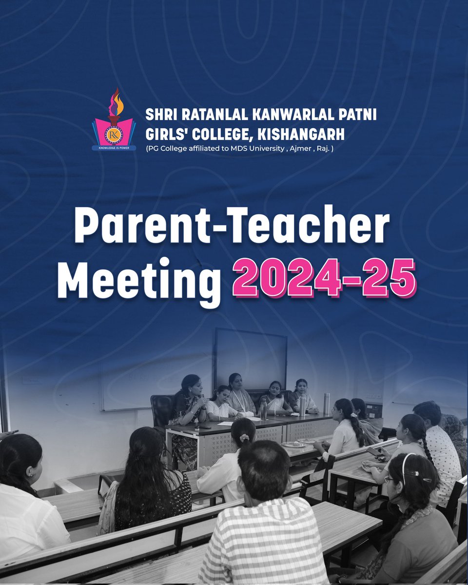srkpgc_ncc's tweet photo. Parents-Teachers Meeting 2024–25 | Strengthening the Foundation of Student Success

Organized by the Department of Education, SRKPGC Kishangarh, this meeting fostered meaningful dialogue between parents and faculty to support the holistic development https://t.co/x2oDwxKAKH