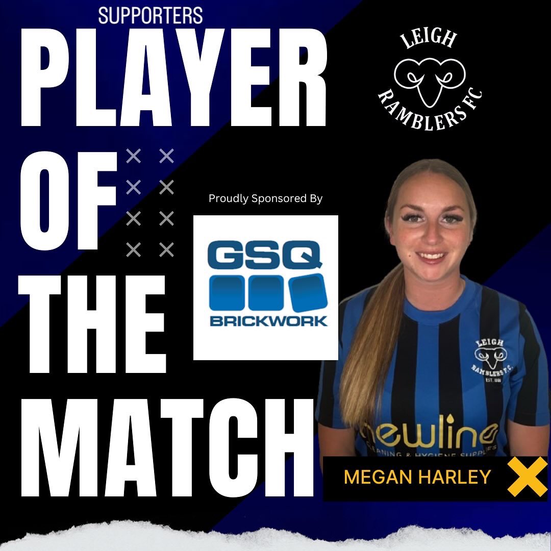 Leigh Ramblers Ladies (@ramblersladies) on Twitter photo Player of the match was a tie between defenders  Izzy and Jorja. Both players worked hard in making box to box runs and provided  some vital tackles at the back! 
Supporter’s player of the match went to Megan. Megan’s physical, strong dominant performance was great to watch Player of the match was a tie between defenders  Izzy and Jorja. Both players worked hard in making box to box runs and provided  some vital tackles at the back! 
Supporter’s player of the match went to Megan. Megan’s physical, strong dominant performance was great to watch