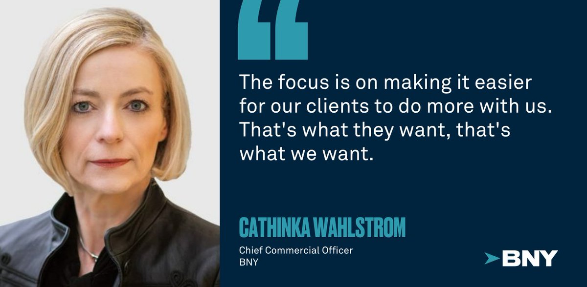 BNY (@bnyglobal) on Twitter photo In a recent Q&A with <a href="/AmerBanker/">American Banker</a>, BNY Chief Commercial Officer Cathinka Wahlstrom reflected on the company's wide-ranging transformation journey since joining and how her experience—including working as a consultant and client of #BNY—prepared her to chart the path for our In a recent Q&A with <a href="/AmerBanker/">American Banker</a>, BNY Chief Commercial Officer Cathinka Wahlstrom reflected on the company's wide-ranging transformation journey since joining and how her experience—including working as a consultant and client of #BNY—prepared her to chart the path for our