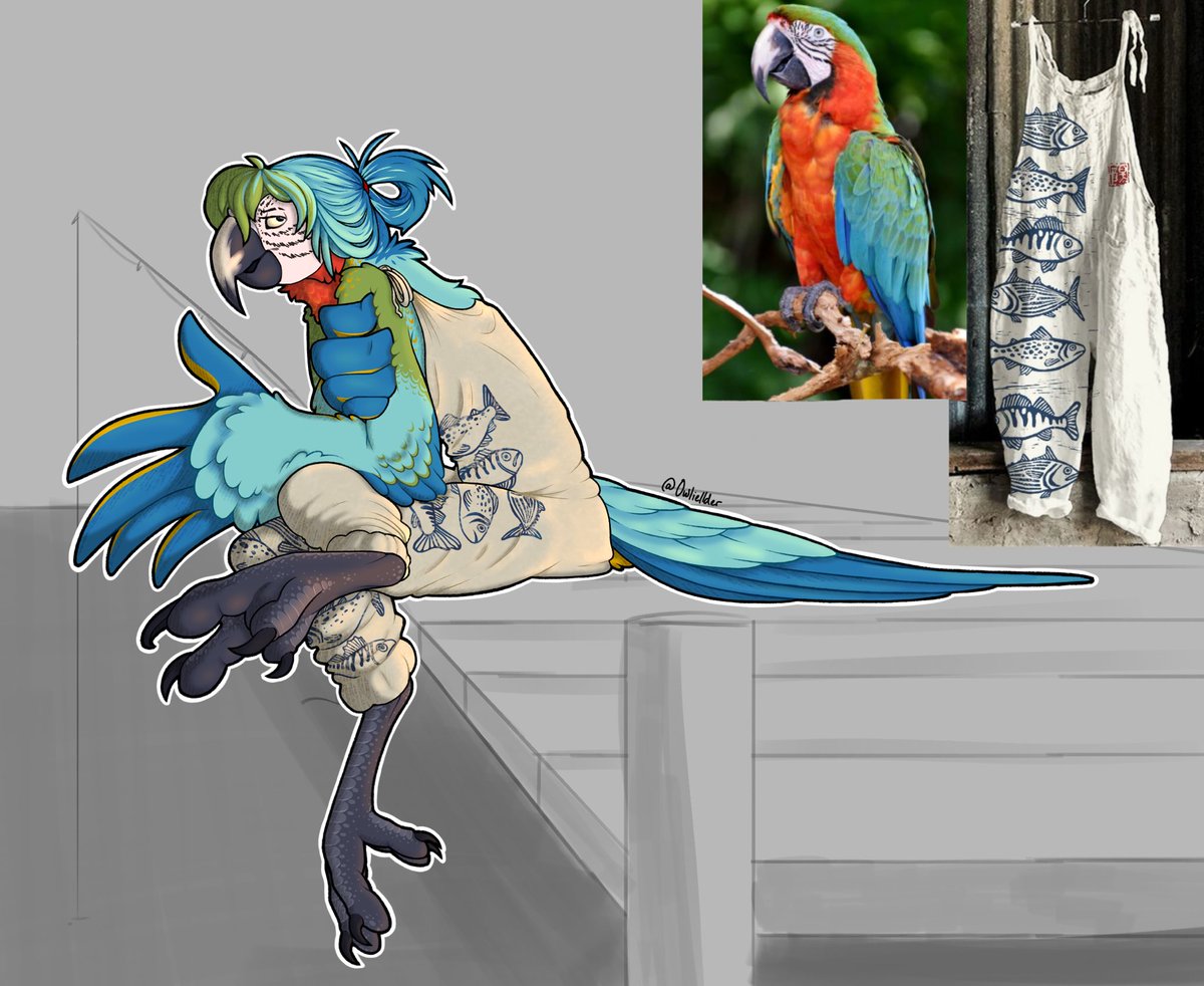 Owliellder's tweet photo. harlequin macaw fisher 🦜 https://t.co/jINfK0tgTR