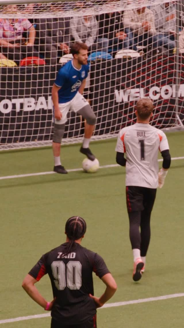 Douchie23's tweet photo. One long ball. One nightmare - This game shows no mercy. 😤🥶 @ballerleagueuk #TeamVirginMediaO2 https://t.co/iptrHiJx6J https://t.co/s4qvvd3UGW