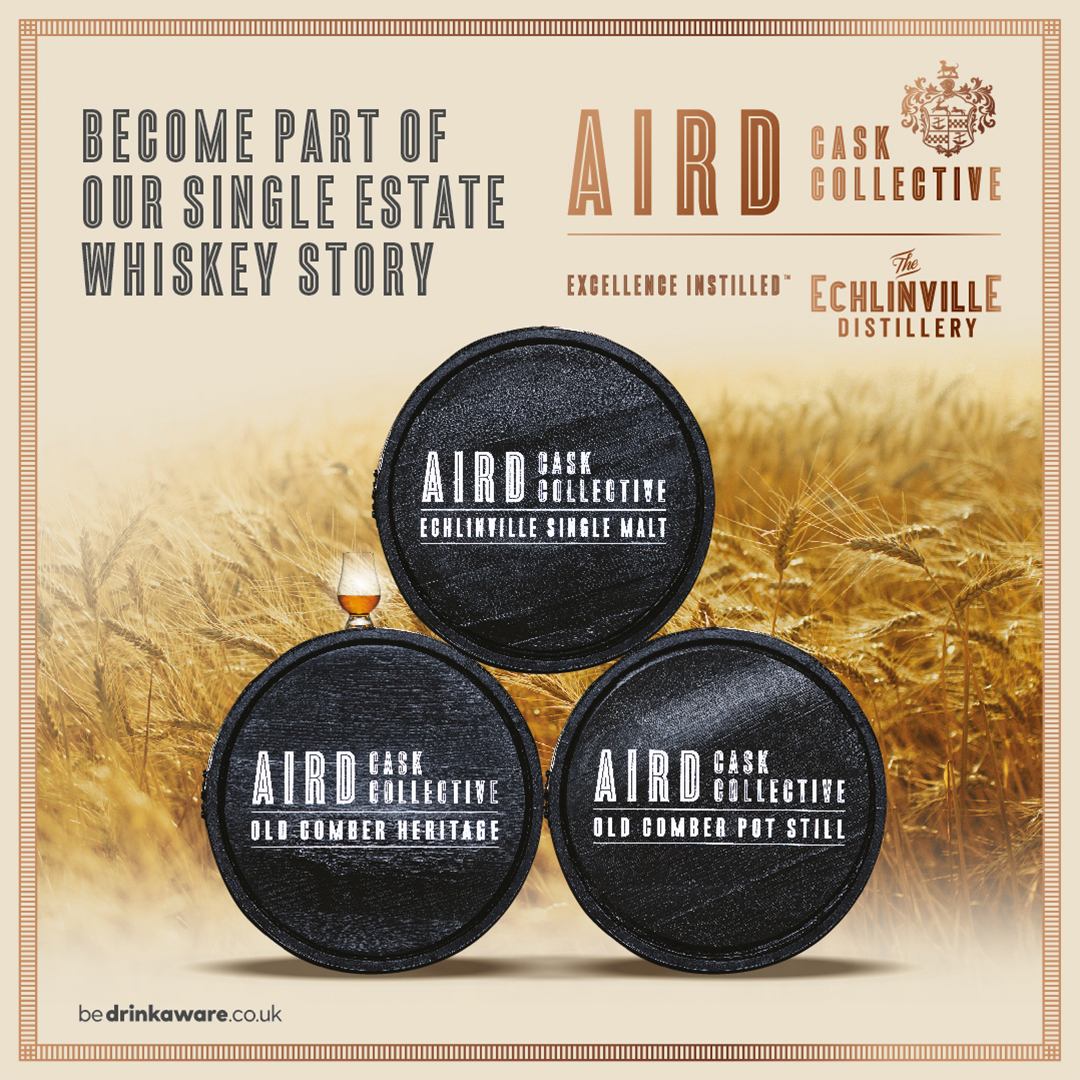 Discover the Aird Cask Collective
Your opportunity to own your very own cask of Echlinville Single Malt, Old Comber Pot Still or Old Comber Heritage Mash Bill Irish Whiskey.

ow.ly/os8L50VPS4n
