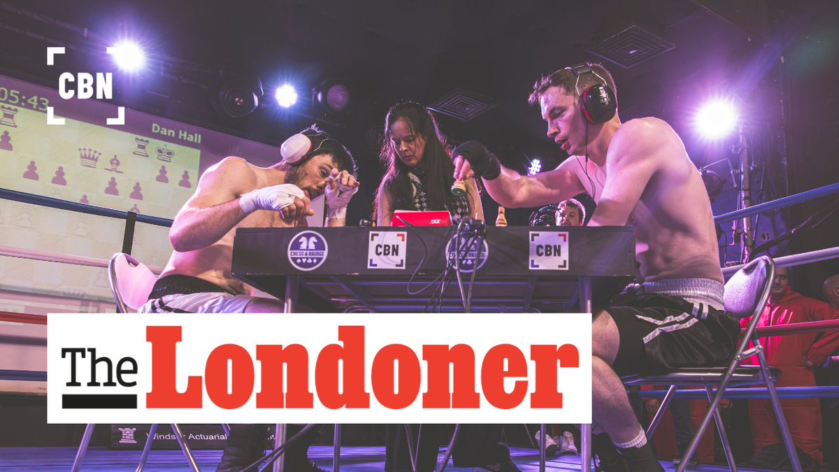 Chessboxing Nation (@chessboxingcbn) on Twitter photo Chessboxing May Day write-up in The Londoner: Black eyes, white knights: welcome to chessboxing
the-londoner.co.uk/black-eyes-whiā¦
Images by Pawel Gawronski
ā
<a href="/ginger_gm/">Simon Williams</a> @scalaLondon
#chessboxing #chess #boxing #scala #london Chessboxing May Day write-up in The Londoner: Black eyes, white knights: welcome to chessboxing
the-londoner.co.uk/black-eyes-whiā¦
Images by Pawel Gawronski
ā
<a href="/ginger_gm/">Simon Williams</a> @scalaLondon
#chessboxing #chess #boxing #scala #london