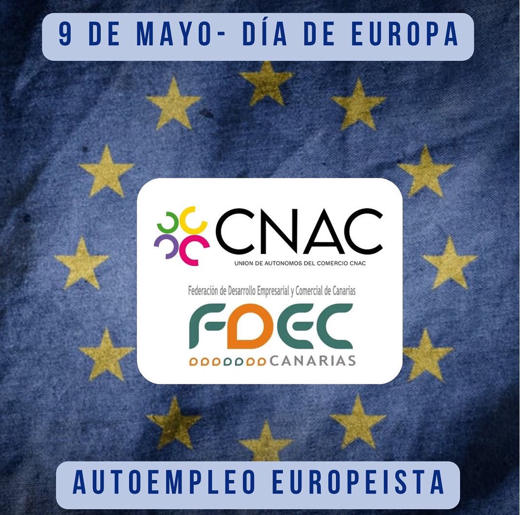 🟠 Este viernes 9 de mayo, las organizaciones representativas del trabajo autónomo reivindicamos:
⏺️ Más derechos para el colectivo a nivel europeo.
⏺️ Más equiparación y apoyo por parte de las instituciones de la Unión y de los países miembros.
<a href="/ConfederCom/">Unión del Comercio CNAC</a>