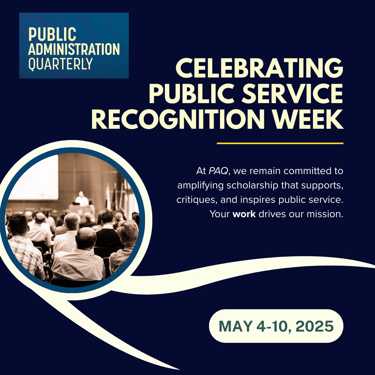 #PublicServiceRecognitionWeek 🤝We stand with public servants—and the scholars who study, support, and challenge them.

#PublicService #AcademicTwitter #PublicPolicy #PSRW #PublicService