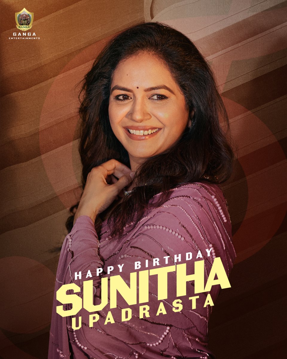 Ganga Entertainments (@gangaents) on Twitter photo Wishing the iconic singer <a href="/OfficialSunitha/">Sunitha Upadrasta</a> Garu a very Happy Musical Birthday! 🎶🎂
Your voice has been the soul of countless melodies and emotions.
Here’s to great health, boundless happiness, and many more timeless songs to come! ✨
#HappyBirthdaySunithaUpadrasta Wishing the iconic singer <a href="/OfficialSunitha/">Sunitha Upadrasta</a> Garu a very Happy Musical Birthday! 🎶🎂
Your voice has been the soul of countless melodies and emotions.
Here’s to great health, boundless happiness, and many more timeless songs to come! ✨
#HappyBirthdaySunithaUpadrasta