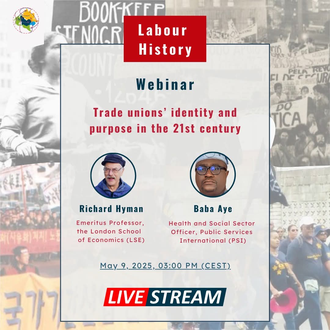 In an hour, we will debate trade unions' identity and purpose with Richard Hyman and Baba Aye. What should be their anchor in facing the pressing issues of the 21st century: class, society or market? 

Register here to join the discussion: us06web.zoom.us/meeting/regist…