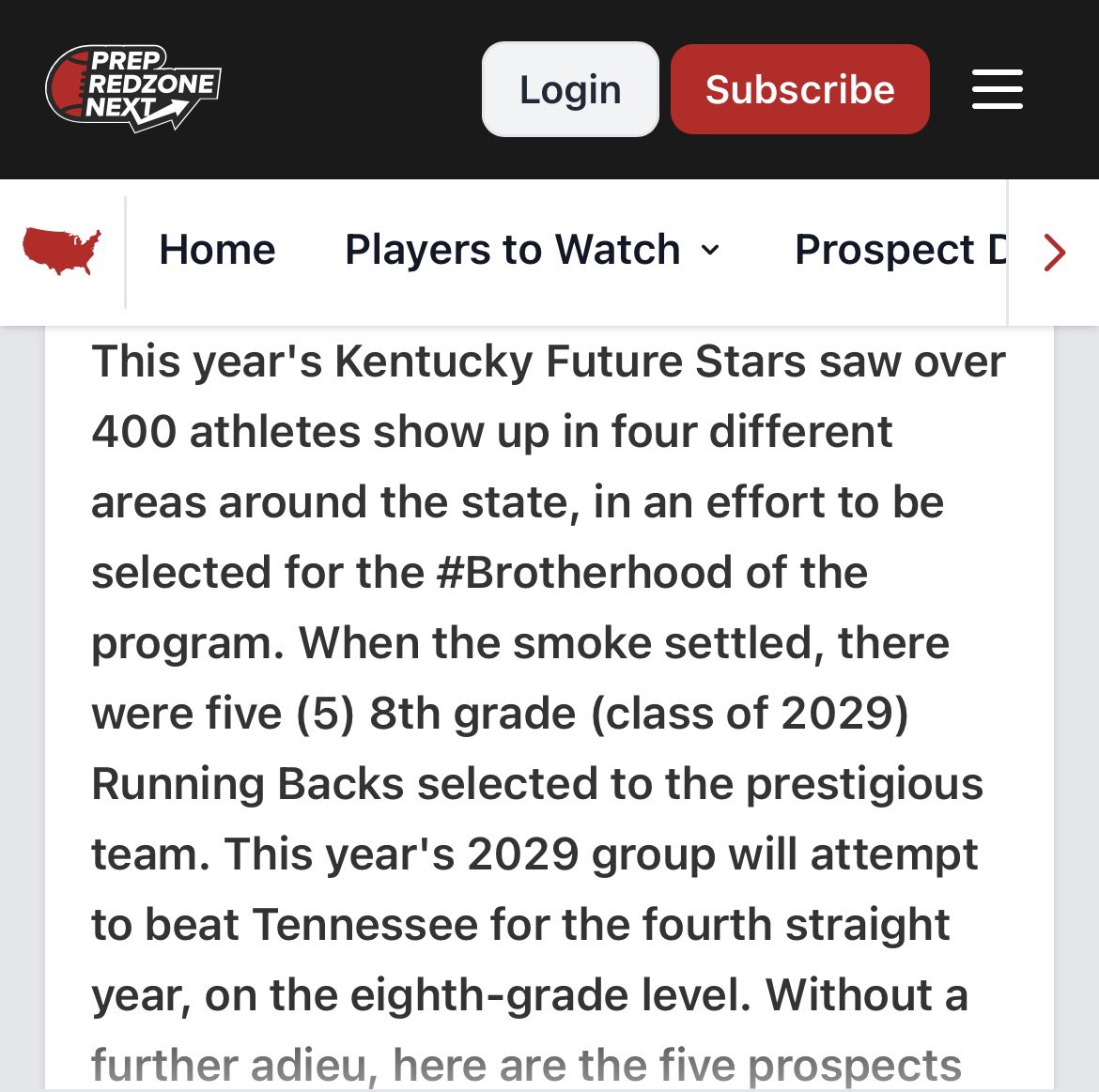 Ricco Hughes (@kyfuturestars) on Twitter photo The media attention for the Kentucky Future Stars position groups by Prep Redzone Next! Looks like Prep Redzone Next dropped the 8th grade RB breakdown articles. ๐๐๐ฅ #Brotherhood๐๐จ๐จ๐จ<a href="/ZyrekBurton2/">Zyrek Burton</a> <a href="/JayvianMeaux/">Jayvian Meaux</a> <a href="/JaronChildrey/">Jaron Childrey</a> <a href="/EnzoSwanson6_/">Enzo Swanson</a> The media attention for the Kentucky Future Stars position groups by Prep Redzone Next! Looks like Prep Redzone Next dropped the 8th grade RB breakdown articles. ๐๐๐ฅ #Brotherhood๐๐จ๐จ๐จ<a href="/ZyrekBurton2/">Zyrek Burton</a> <a href="/JayvianMeaux/">Jayvian Meaux</a> <a href="/JaronChildrey/">Jaron Childrey</a> <a href="/EnzoSwanson6_/">Enzo Swanson</a>