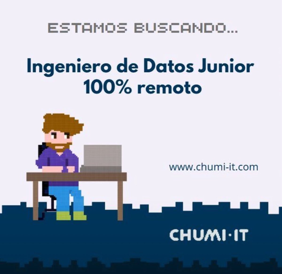 asaditojs's tweet image. En Chumi-It buscan Ingeniero/a de Datos Junior 100% remoto Latam! 🚨
Qué buscan?
Conocimientos en SQL, Python y ETL.
Bases en modelamiento de datos y manejo de bases relacionales.
Ganas de aprender, proactividad y trabajo en equipo.
📩 Postulate acá chumi-it.com