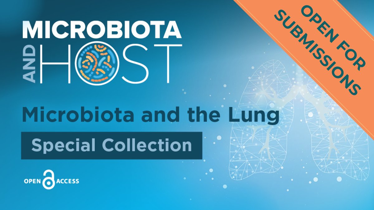 Microbiota and Host (@microbiotahost) on Twitter photo 📢Call for Submissions: Microbiota and the Lung.
Explore the role of the lung microbiota in health, disease, and diagnostics.
We welcome original research & reviews on:
Lung sampling
Host-microbiota interactions
Microbiota in disease
Novel methodologies
📩mah@bioscientifica.com 📢Call for Submissions: Microbiota and the Lung.
Explore the role of the lung microbiota in health, disease, and diagnostics.
We welcome original research & reviews on:
Lung sampling
Host-microbiota interactions
Microbiota in disease
Novel methodologies
📩mah@bioscientifica.com