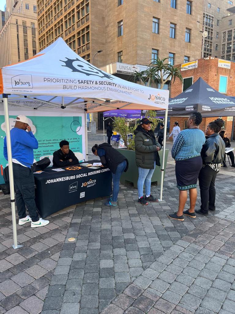 myjoshco's tweet photo. A wrap of our community engagement at Gandhi Square held yesterday as part of the City of Johannesburg’s accelerated service delivery programme.
#JOSHCO #JOSHCOUpdates #itsawrap https://t.co/7LePJKgvKX