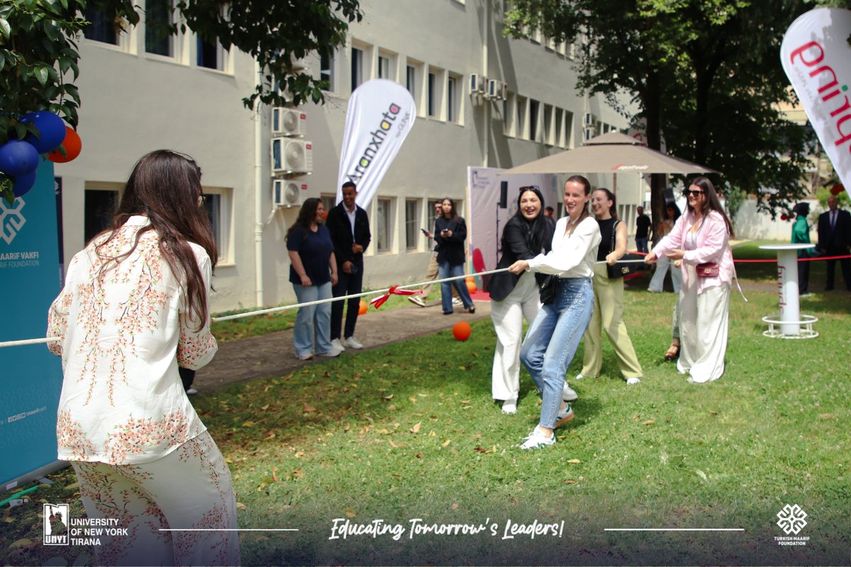 UNYT_Official's tweet image. ✨ SPRING FEST 2025 ✨
You can’t teach spirit. But you can celebrate it.
Yesterday, we turned our campus into a canvas.
💡University isn’t just about what you learn. It’s about who you become.
#UNYT #SpringFest2025 #StudentPower #MaarifAlbania #UNYT #IMU 💫📣🧠