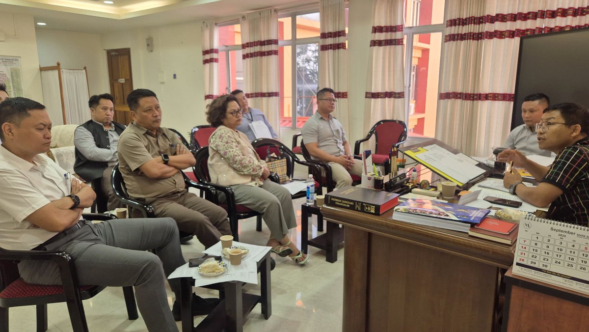 The Mizoram CSR Cell held a review meeting today under Chairman Pu <a href="/Lalvenchhunga/">TBC Lalvenchhunga</a>, Adviser to CM, Plans are underway for a capacity building programme in June in collaboration with <a href="/FollowCII/">Confederation of Indian Industry</a>. Efforts continue to strengthen CSR initiatives and awareness across the state.