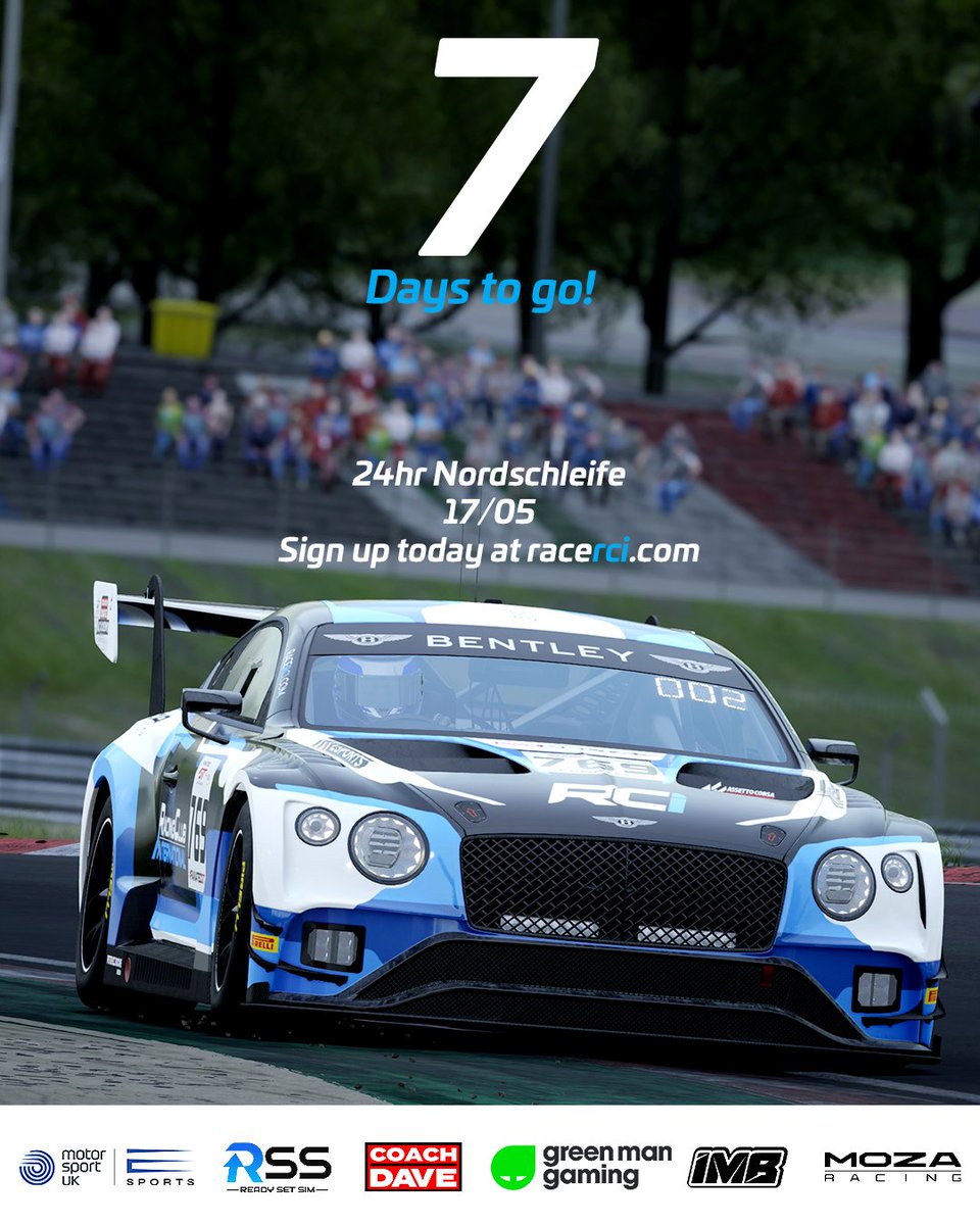 RCI_Racing's tweet image. 7 days left until we take on the Green Hell

Register your team now to take on one the hardest races in the world!