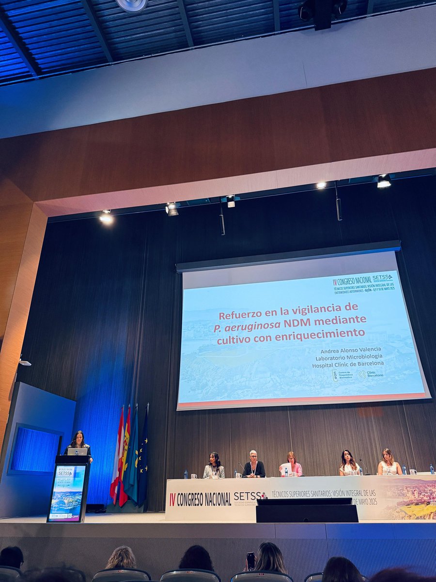 Microbiologia H.Clínic Barcelona (@microclinicbcn) on Twitter photo En la primera jornada del IV congreso nacional de la Sociedad Española de Tecnicos Superiores sanitarios que se celbra en Gijón, nuestras compañeras Andrea Alonso y Angely Roman han presentado sus comunicaciones orales. Enhorabuena a las dos! <a href="/setss_tss/">SETSS- Sociedad Española de Técn. Sup. Sanitarios</a> <a href="/hospitalclinic/">Hospital Clínic</a> En la primera jornada del IV congreso nacional de la Sociedad Española de Tecnicos Superiores sanitarios que se celbra en Gijón, nuestras compañeras Andrea Alonso y Angely Roman han presentado sus comunicaciones orales. Enhorabuena a las dos! <a href="/setss_tss/">SETSS- Sociedad Española de Técn. Sup. Sanitarios</a> <a href="/hospitalclinic/">Hospital Clínic</a>