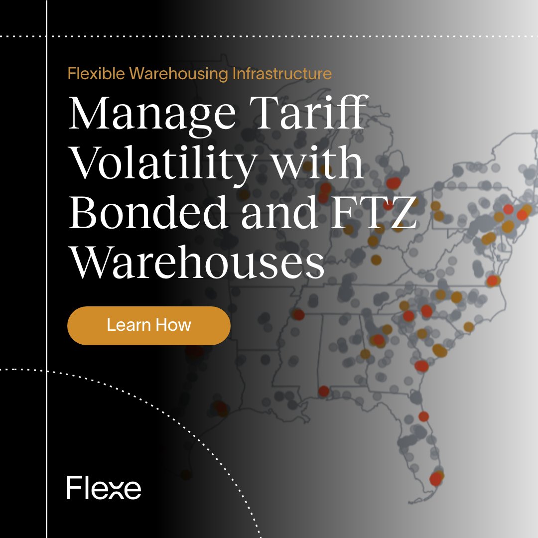 As #tariffs continue to loom, many companies are turning to #bonded #warehousing, which allows imported goods to be stored without immediately paying #customs duties.

Explore how quick access to bonded space can benefit your business. flexe.com/company/contac…