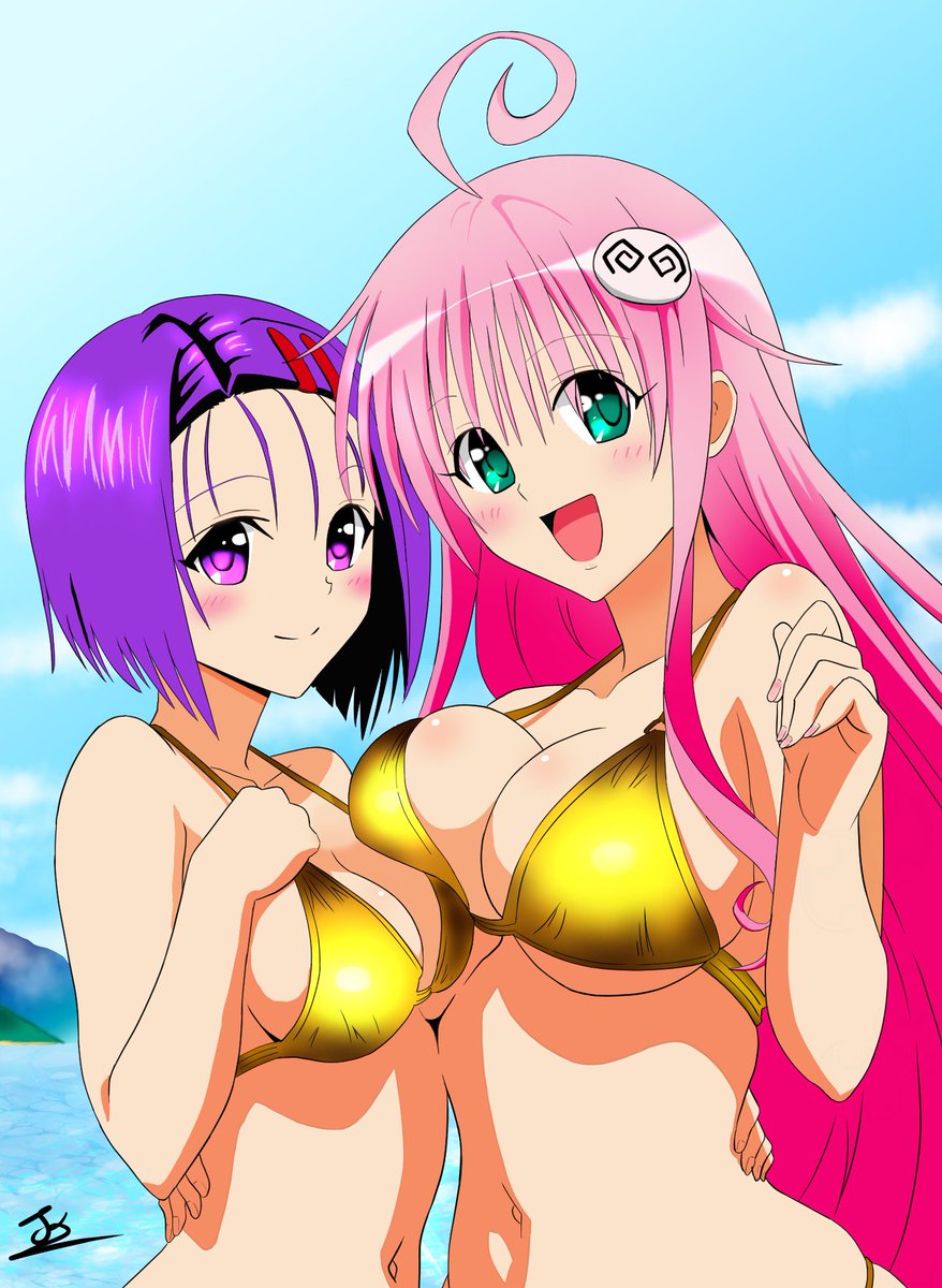 金ビキニといえばToLOVEるでしょ！
#ToLOVEる 
#toloveru_d