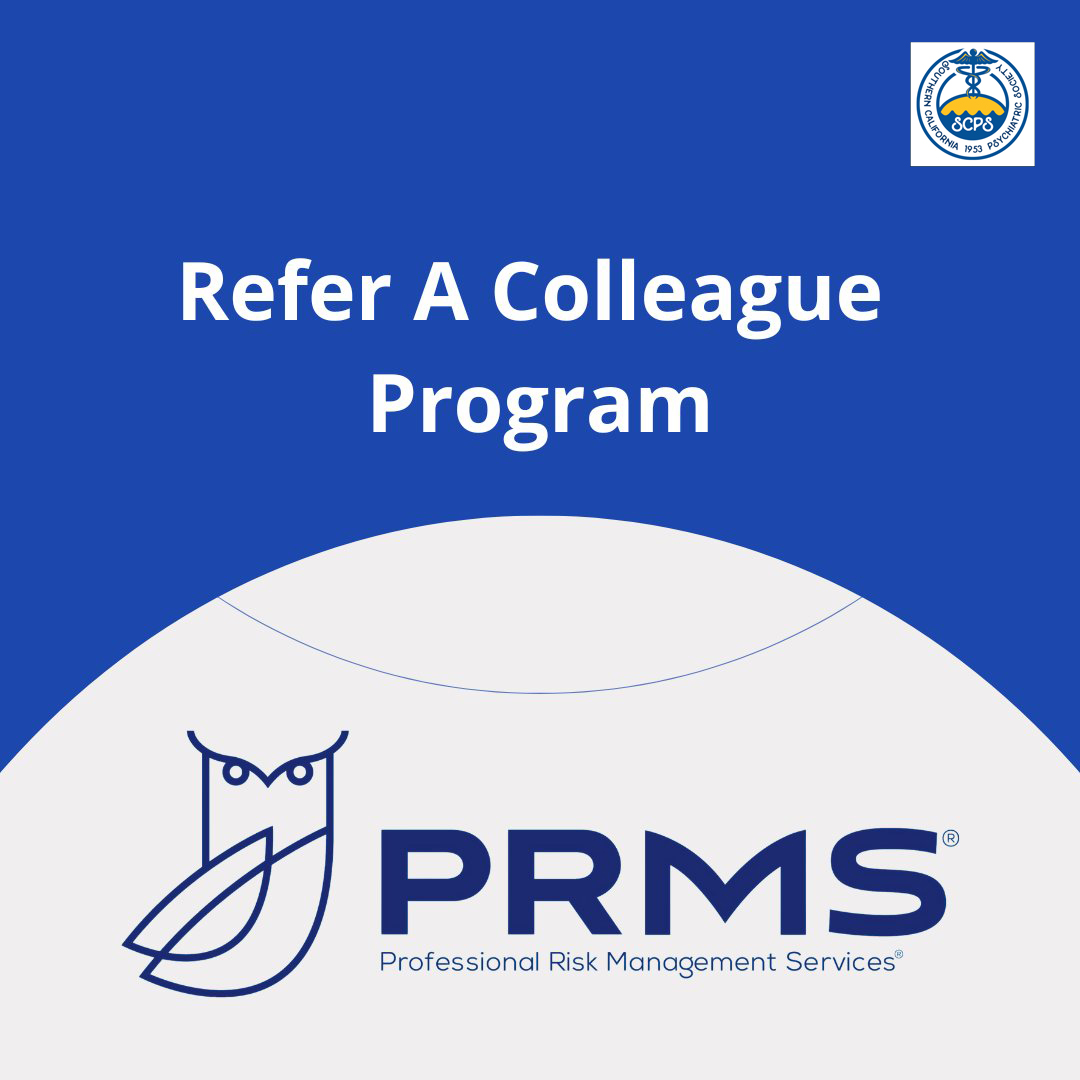 SCPS (@socalpsychsoc) on Twitter photo For every colleague you refer to <a href="/PRMS/">Professional Risk Management Services</a> this Mental Health Awareness Month of May they’ll make a $150 donation to the organization of your choice, including SCPS! Learn more at PRMS.com/Refer. prms.com/refer?utm_sour… For every colleague you refer to <a href="/PRMS/">Professional Risk Management Services</a> this Mental Health Awareness Month of May they’ll make a $150 donation to the organization of your choice, including SCPS! Learn more at PRMS.com/Refer. prms.com/refer?utm_sour…