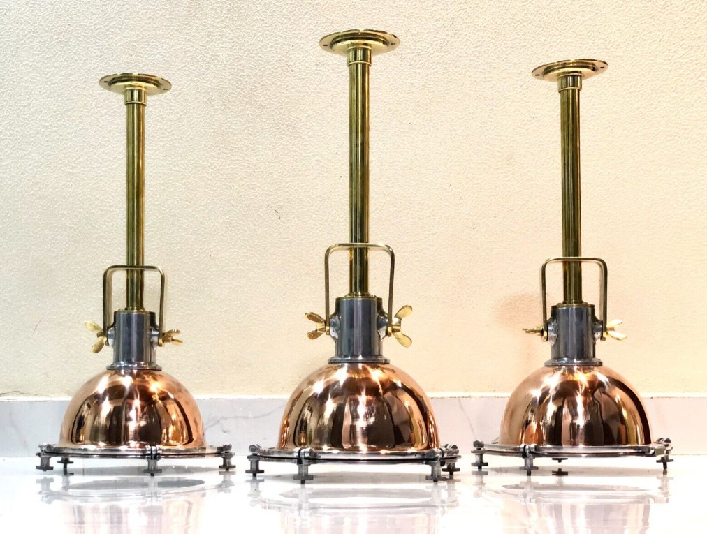 antiqueavenue24's tweet image. Infuse your space with nautical steampunk charm using this 3-piece Brass &amp;amp; Copper Pendant Light Fixture set.ebay.com/itm/4056330242…
#SteampunkLighting #NauticalPendantLights #BrassAndCopper #MothersDaySale #IndustrialDecor  #art #beautiful #nature #travel  #newyork #art #trending