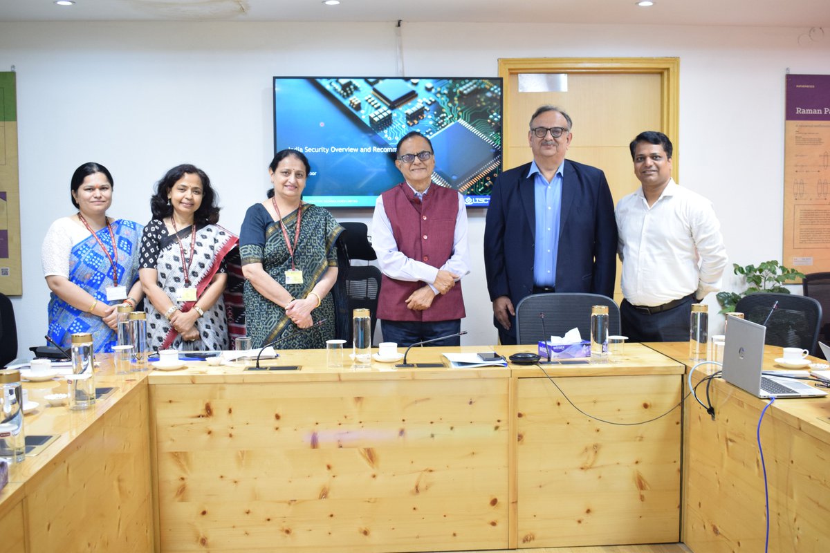 Office of Principal Scientific Adviser to the GoI (@prinsciadvoff) on Twitter photo Mr. Ajesh Kapoor, Head – Government Business and Engagements, L&T Semiconductor Technologies, called on Prof. <a href="/AjaySoodIISc/">Ajay Sood</a>, Principal Scientific Adviser to the Government of India (<a href="/PrinSciAdvGoI/">Principal Scientific Adviser, Govt. of India</a>) and Dr. Parvinder Maini, Scientific Secretary to present an overview of the Mr. Ajesh Kapoor, Head – Government Business and Engagements, L&T Semiconductor Technologies, called on Prof. <a href="/AjaySoodIISc/">Ajay Sood</a>, Principal Scientific Adviser to the Government of India (<a href="/PrinSciAdvGoI/">Principal Scientific Adviser, Govt. of India</a>) and Dr. Parvinder Maini, Scientific Secretary to present an overview of the