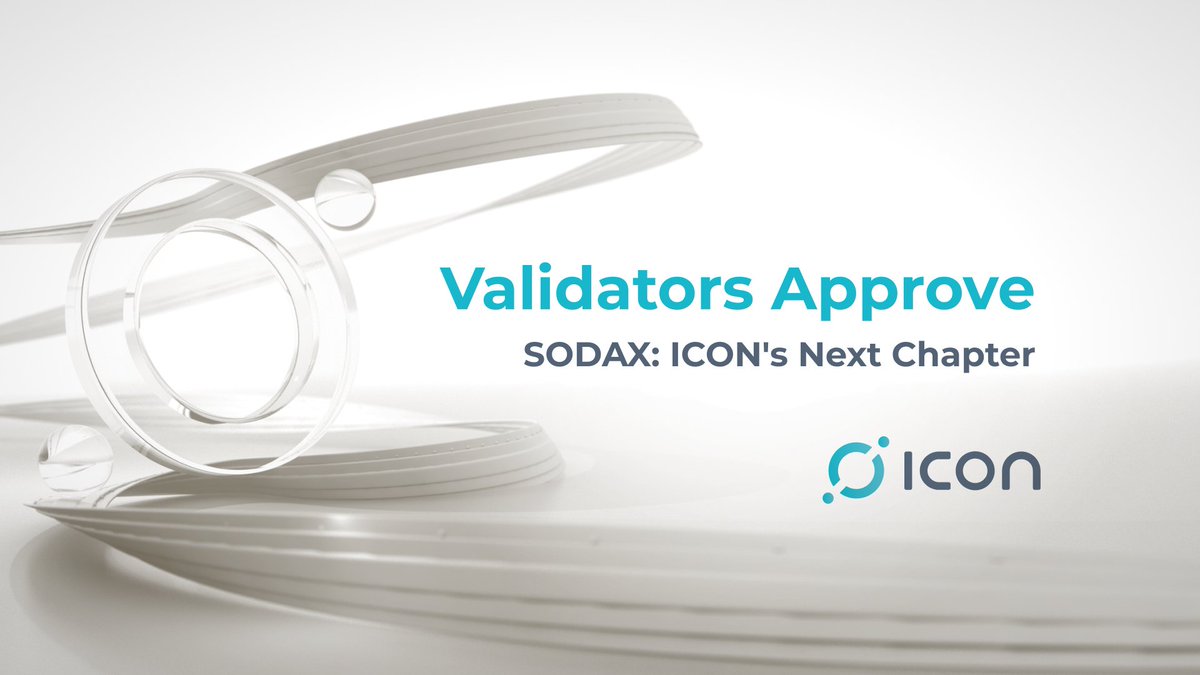 Governance approves ICON’s next chapter, as SODAX.

We thank our validators for their trust and dedication in supporting this next part of ICON's journey.

This was a vote for progress. Now to realise our goals.