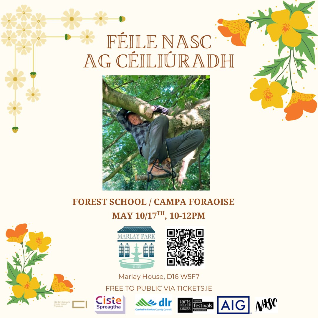 Féile Nasc (@feilenasc) on Twitter photo Some tickets left for the Forest Camp - Campa Foraoise tomorrow morning! Sign up at the link bit.ly/FeileNASC50-Ev… <a href="/dlrcc/">Dún Laoghaire-Rathdown County Council</a> <a href="/CreativeIreland/">Creative Ireland</a> <a href="/MarlayPark/">Marlay Park 🌸🌱🌲🌳🍃🍂🍁</a> Some tickets left for the Forest Camp - Campa Foraoise tomorrow morning! Sign up at the link bit.ly/FeileNASC50-Ev… <a href="/dlrcc/">Dún Laoghaire-Rathdown County Council</a> <a href="/CreativeIreland/">Creative Ireland</a> <a href="/MarlayPark/">Marlay Park 🌸🌱🌲🌳🍃🍂🍁</a>