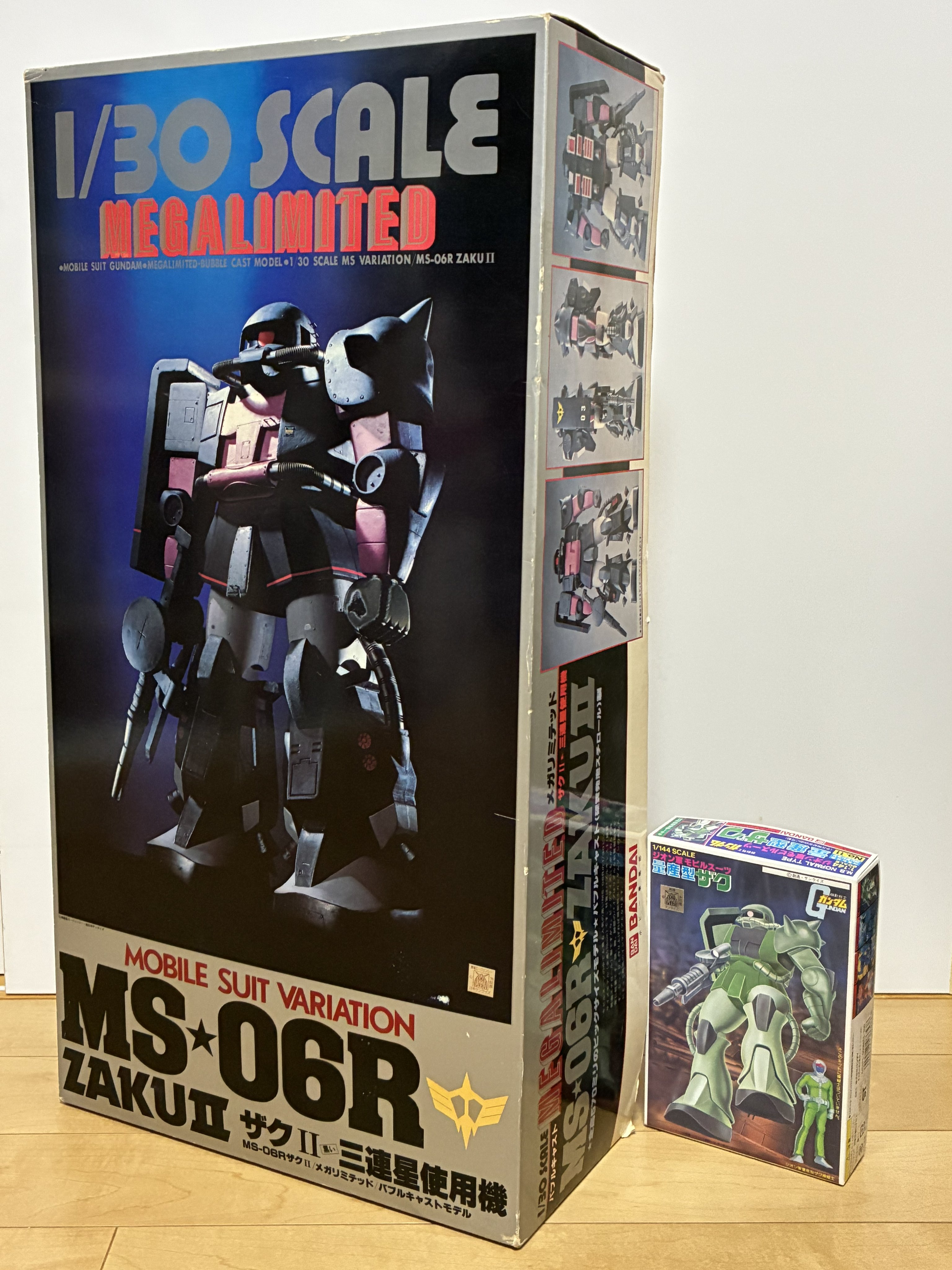 1/30 MS-06R ザクⅡ 三連星使用機 バブルキャストモデル 黒い三連星