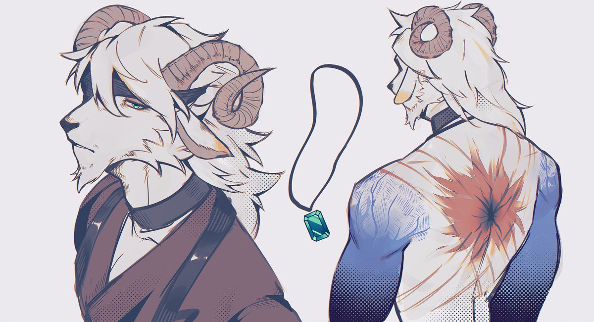 old drawing goat